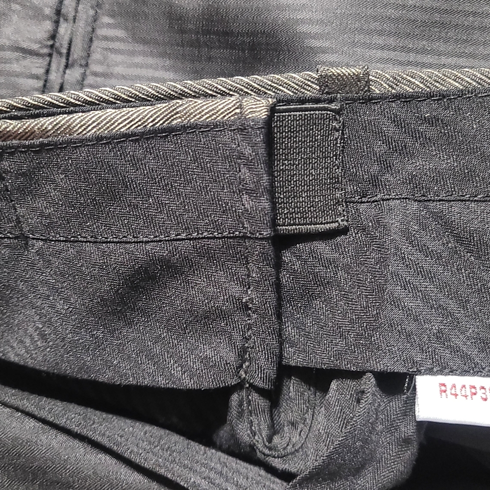 Gray Striped Button-Up Blazer - image 5